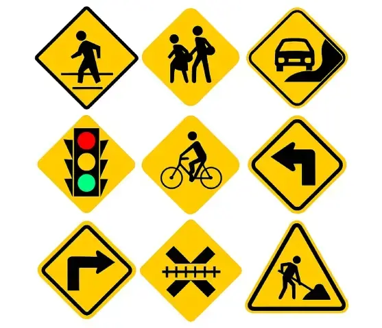 Señales de tránsito preventivas